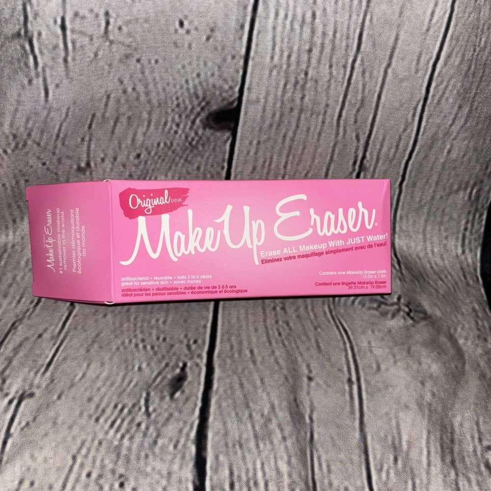 The Original MakeUp Eraser Remover Cloth PINK 15.5" X 7.5" NEW/SEALED